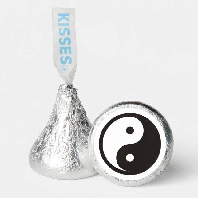 Yin Yang Symbol - solid tattoo design Hershey®'s Kisses® (Front)
