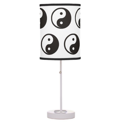 Yin Yang Symbol _ solid tattoo design Table Lamp