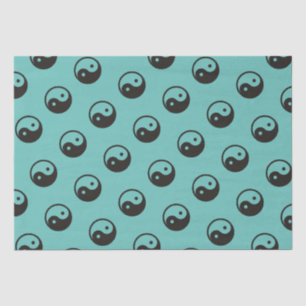 Yin Yang Symbol - solid tattoo design Tissue Paper