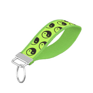 Yin Yang Symbol - solid tattoo design Wrist Keychain