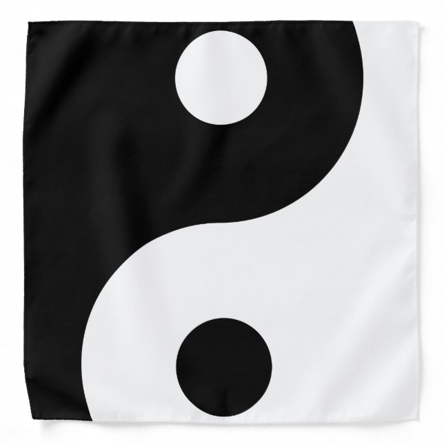 Yin Yang Symbol Spiritual Bandana (Front)