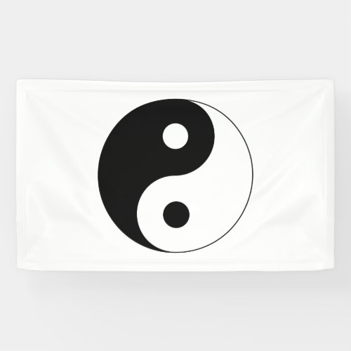 Yin Yang Symbol Spiritual Banner