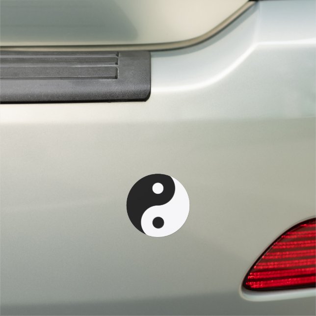Yin Yang Symbol Spiritual Car Magnet (In Situ)