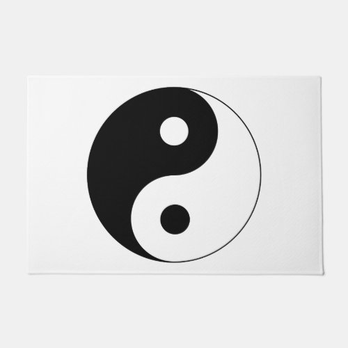 Yin Yang Symbol Spiritual Doormat