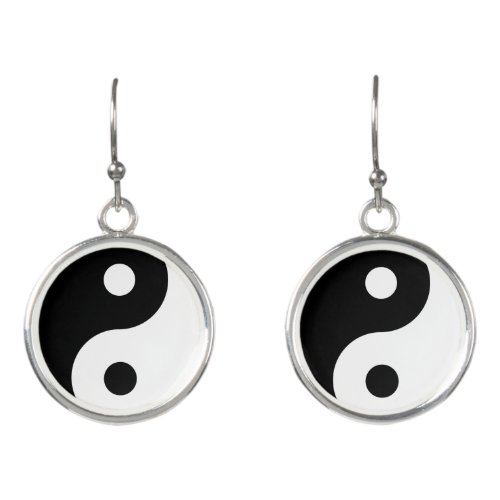 Yin Yang Symbol Spiritual Earrings