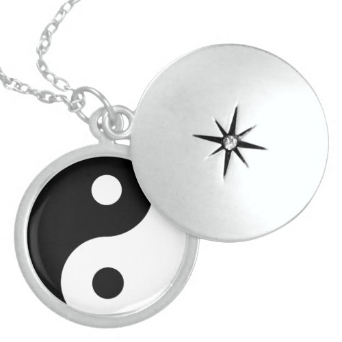 Yin Yang Symbol Spiritual Locket Necklace