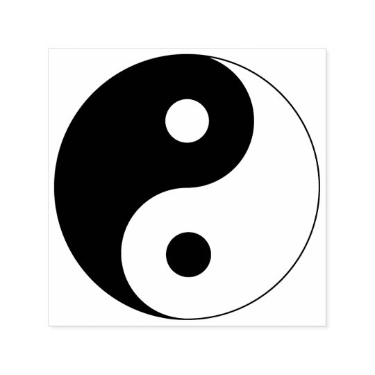 Yin Yang Symbol Spiritual Self-inking Stamp | Zazzle.com