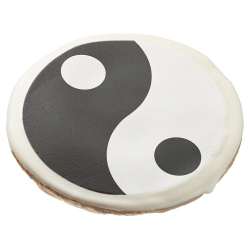 Yin Yang Symbol Spiritual Sugar Cookie
