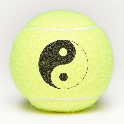 Yin Yang Symbol Spiritual Tennis Balls