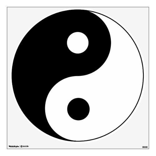 Yin Yang Symbol Spiritual Wall Decal