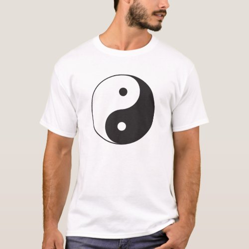 Yin Yang Symbol T_Shirt