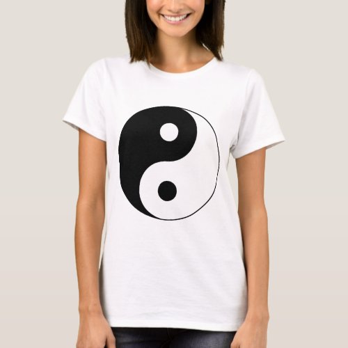 Yin  Yang Symbol T_Shirt