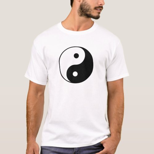 Yin Yang Symbol T_Shirt