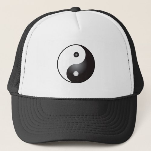 Yin Yang Symbol Trucker Hat