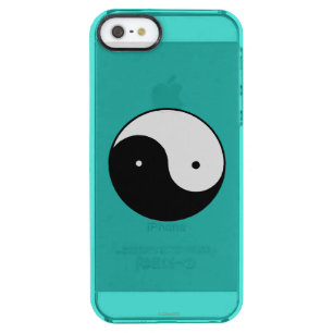 Yin Yang Symbol Clear iPhone SE/5/5s Case