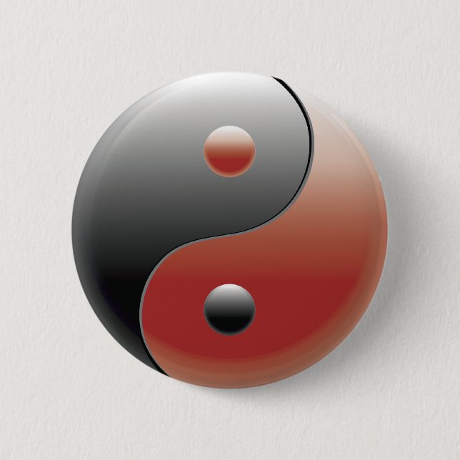 Yin Yang Symbol - Yin Yang Sign Pinback Button (Front)