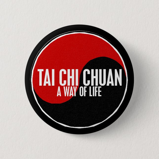 Yin Yang Tai Chi Chuan 1 Pinback Button (Front)