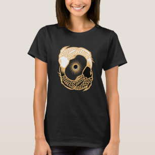 Yin Yang Tai Chi Japanese Koi Fish Koi Carp Pond J T-Shirt