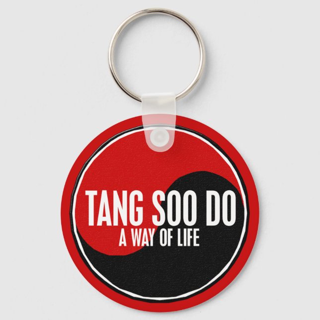 Yin Yang Tang Soo Do 1 Keychain (Front)