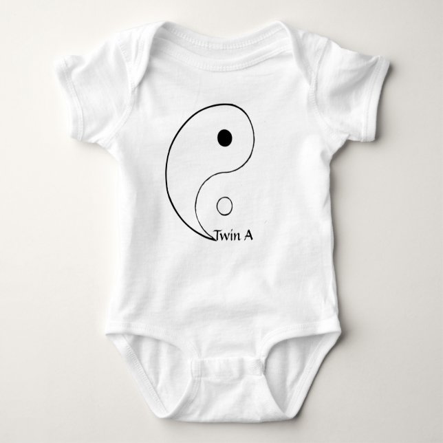 Yin Yang Tee for Twins - Twin A (Front)