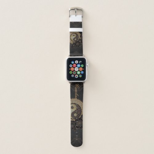 Yin yang the symbol that represents balance  apple watch band