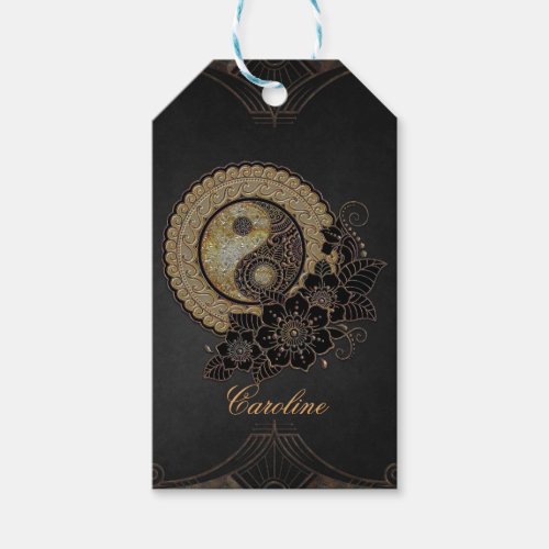 Yin yang the symbol that represents balance  gift tags