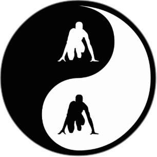 Yin Yang Track Statuette