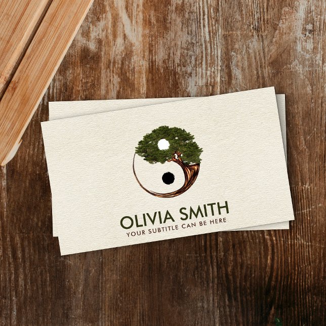 Yin Yang Tree Business Card (Creator Uploaded)