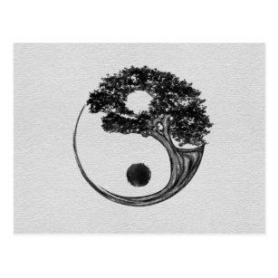 Yin And Yang Of Life Postcards No Minimum Quantity Zazzle