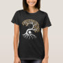 Yin Yang Tree - Golden Leaves T-Shirt