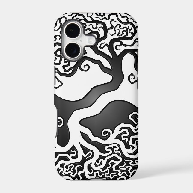 Yin Yang Tree Iphone Case (Back)