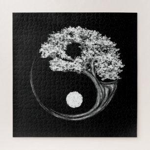 Yin Yang Tree Jigsaw Puzzle