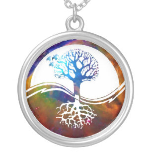 Yin Yang Tree Necklace