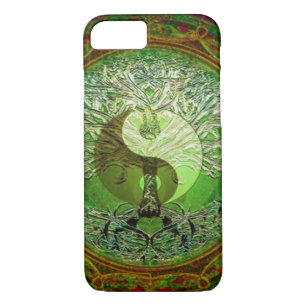 Yin Yang Tree of Life Green iPhone 8/7 Case