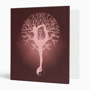 Yin yang, tree of life, yoga, harmony by Amelia Binder