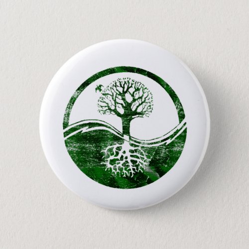 Yin Yang Tree Pinback Button