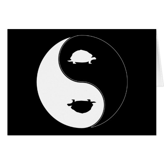 Yin Yang Turtle Cards (Front Horizontal)