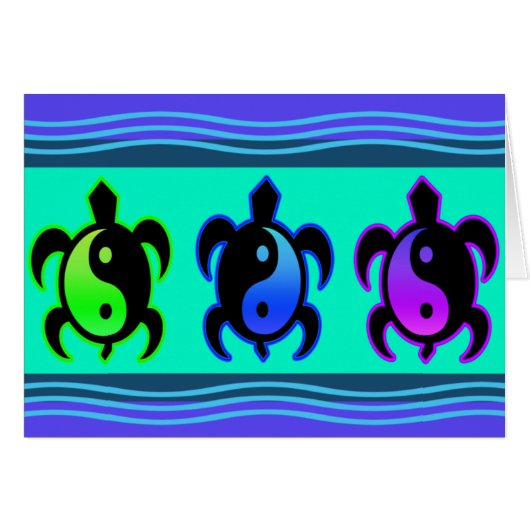Yin Yang Turtles Cards (Front Horizontal)
