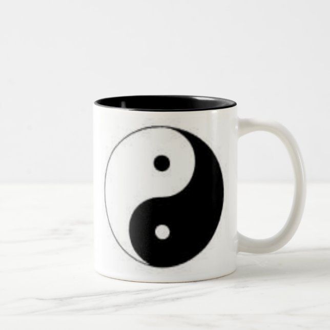 Yin Yang Two-Tone Coffee Mug (Right)