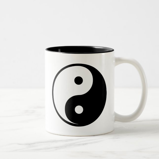 Yin Yang Two-Tone Coffee Mug (Right)