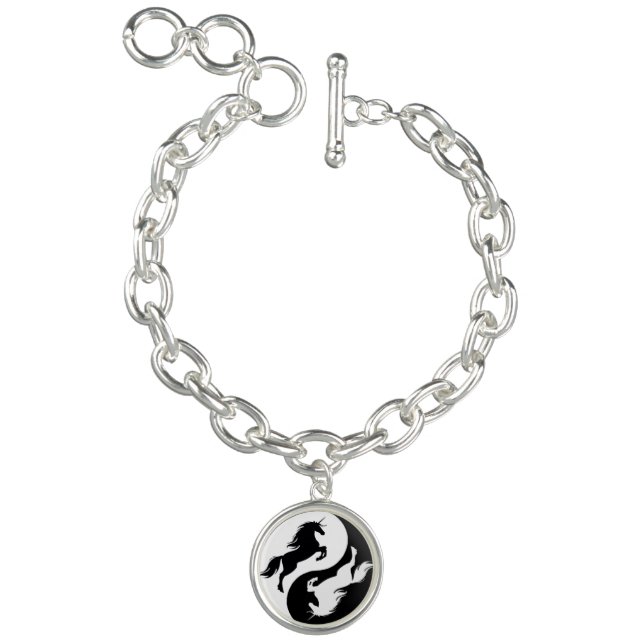 Yin Yang Unicorn Charm Bracelet (Product)