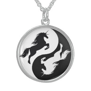 Yin Yang Unicorn Necklace