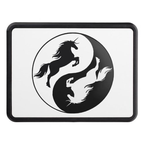 Yin Yang Unicorn Trailer Hitch Cover