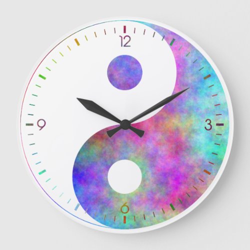 Yin Yang Wall Clock