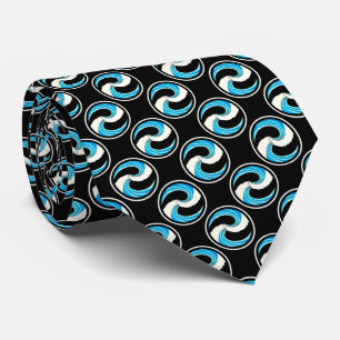 Yin Yang Waves Tie