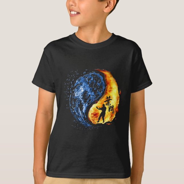 Yin Yang (Wing Chun) Ip Man Linage T-Shirt (Front)