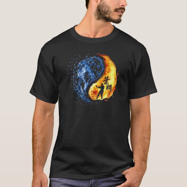 Yin Yang (Wing Chun) Ip Man Linage T-Shirt (Front)