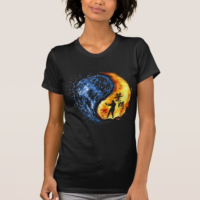 Yin Yang (Wing Chun) Ip Man Linage T-Shirt (Front)