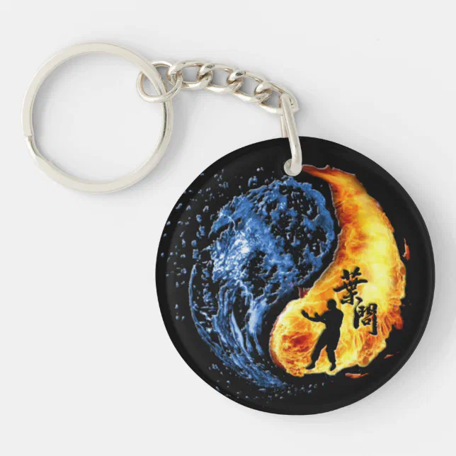 Yin Yang Wing Chun "Kung Fu" Ip Man Linage Keychain Zazzle