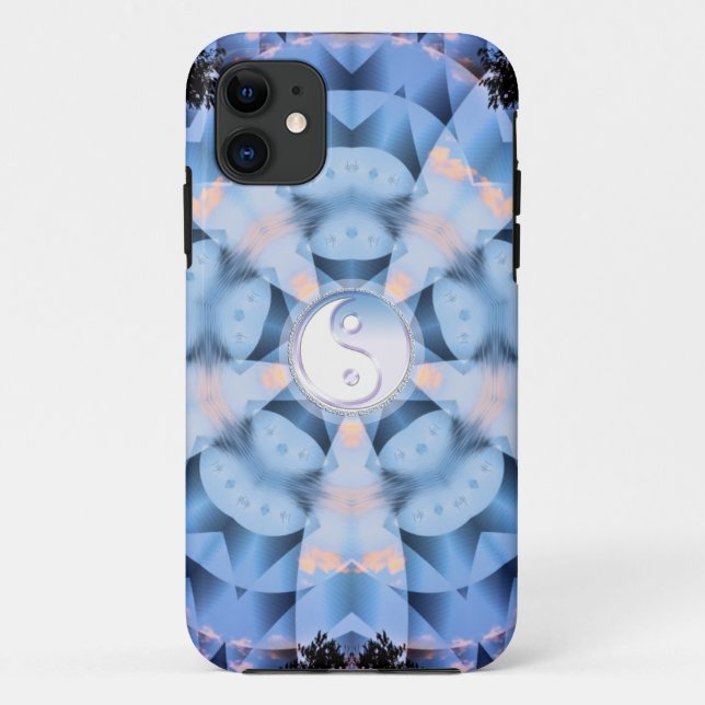 Yin Yang Winter Star Art  Customizable Case-Mate iPhone Case (Back)